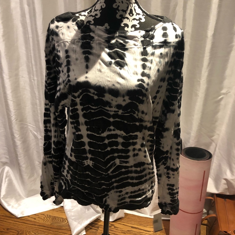Hard tail tie dye top